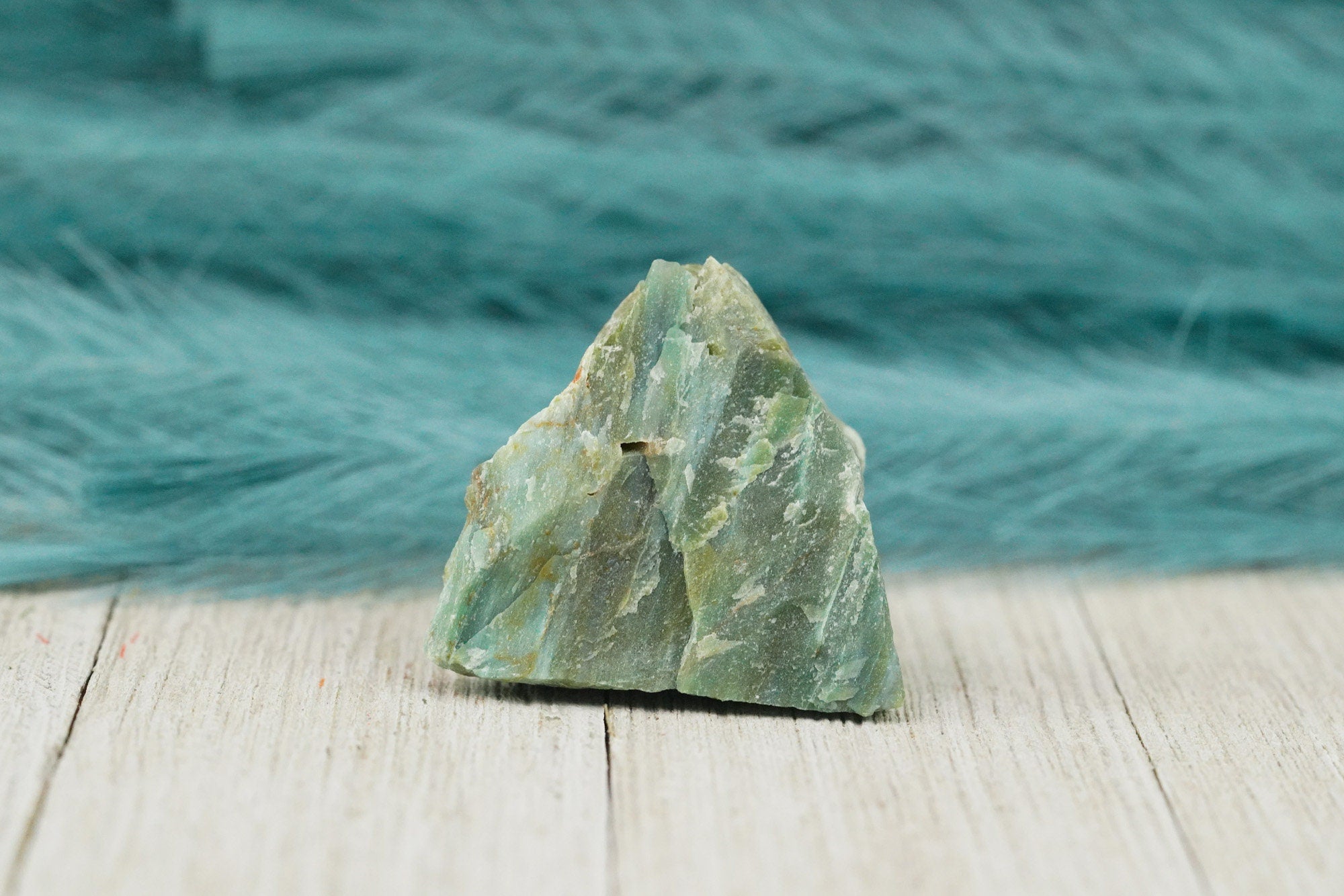 Raw Green Chrysoprase Rough Crystal