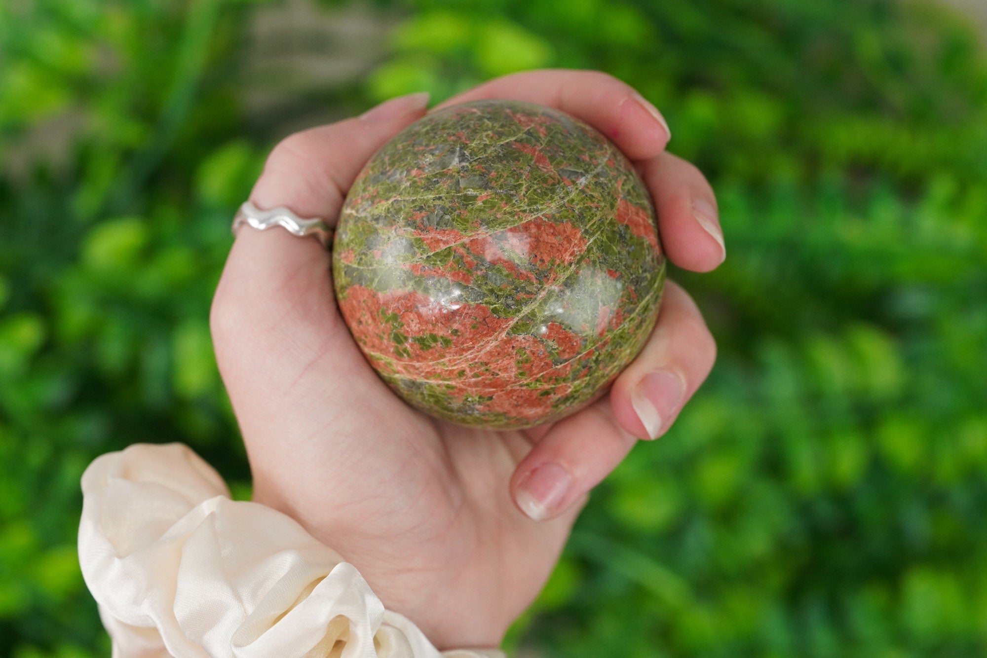 Unakite Crystal Ball 60mm