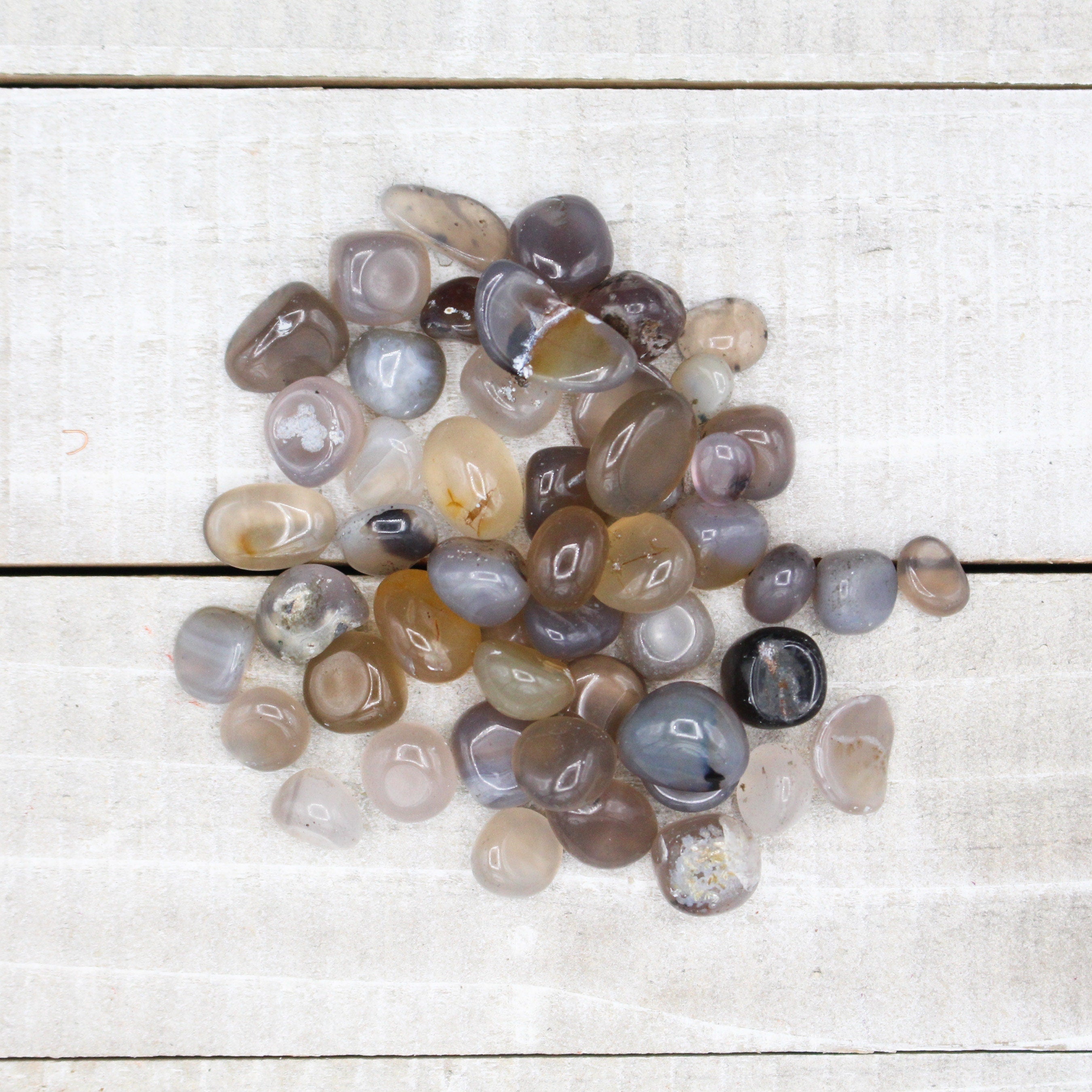 Botswana Agate Stone Tumbled Crystal Chips