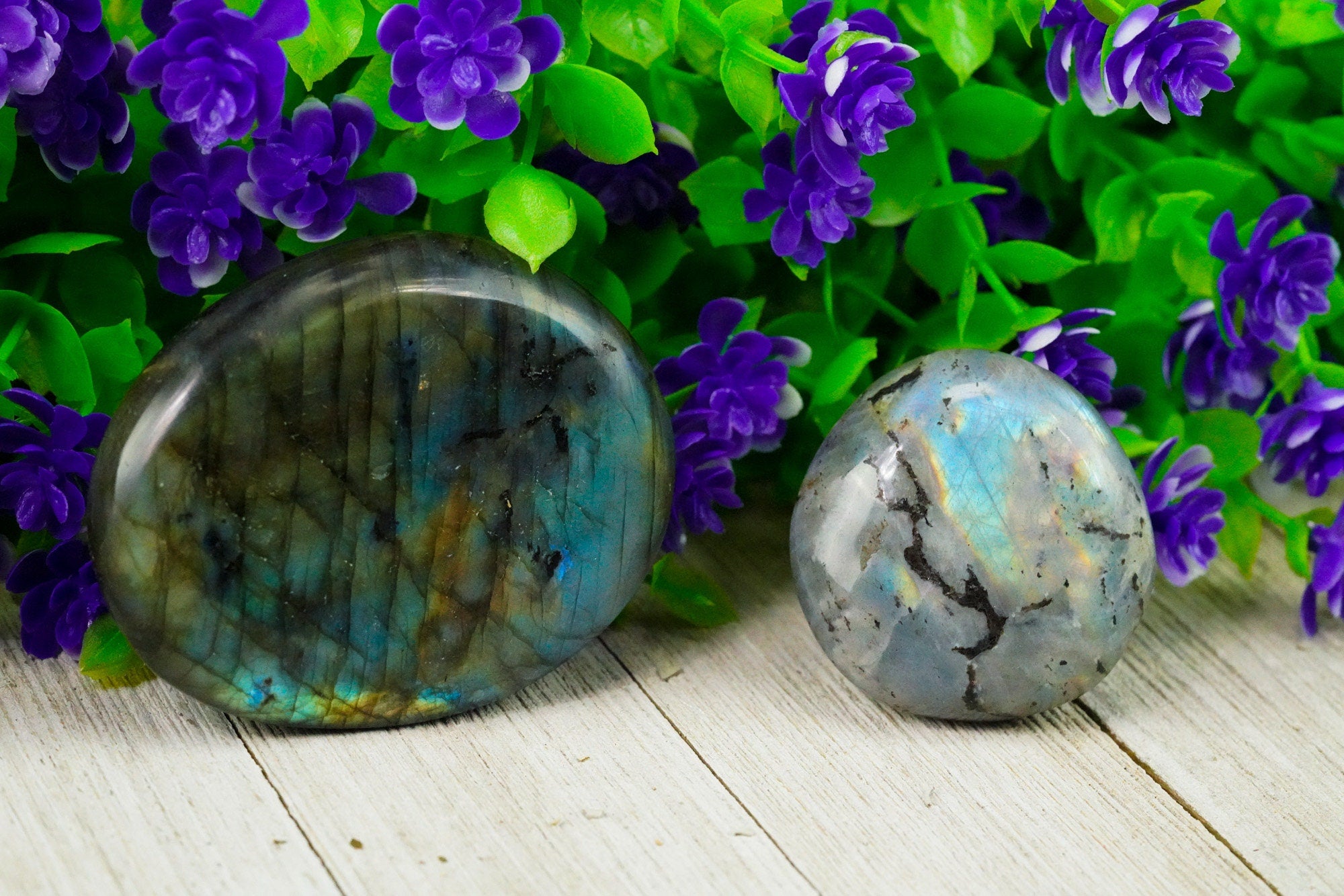 Labradorite Palm Stone