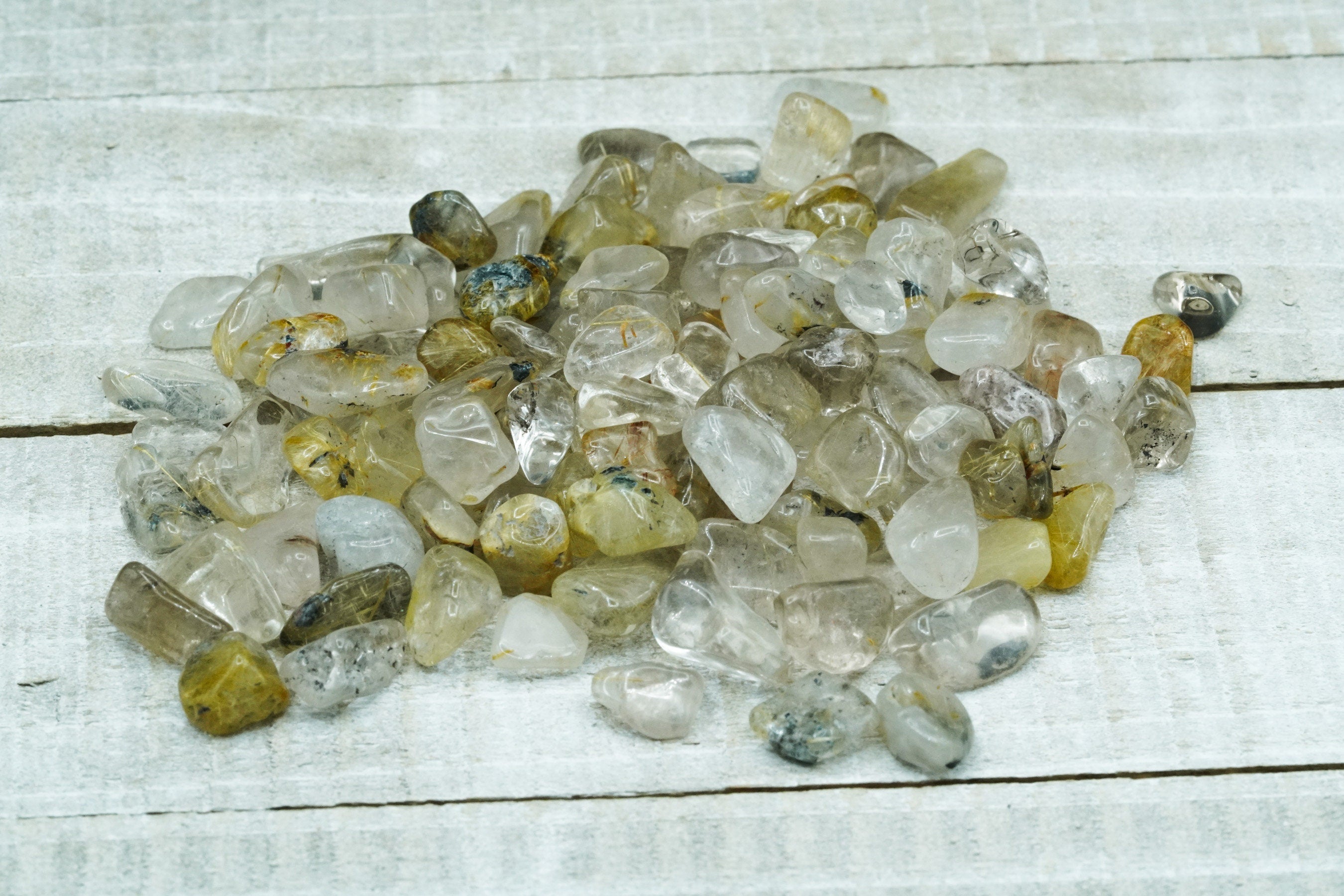 Golden Healer Quartz Crystal Chips