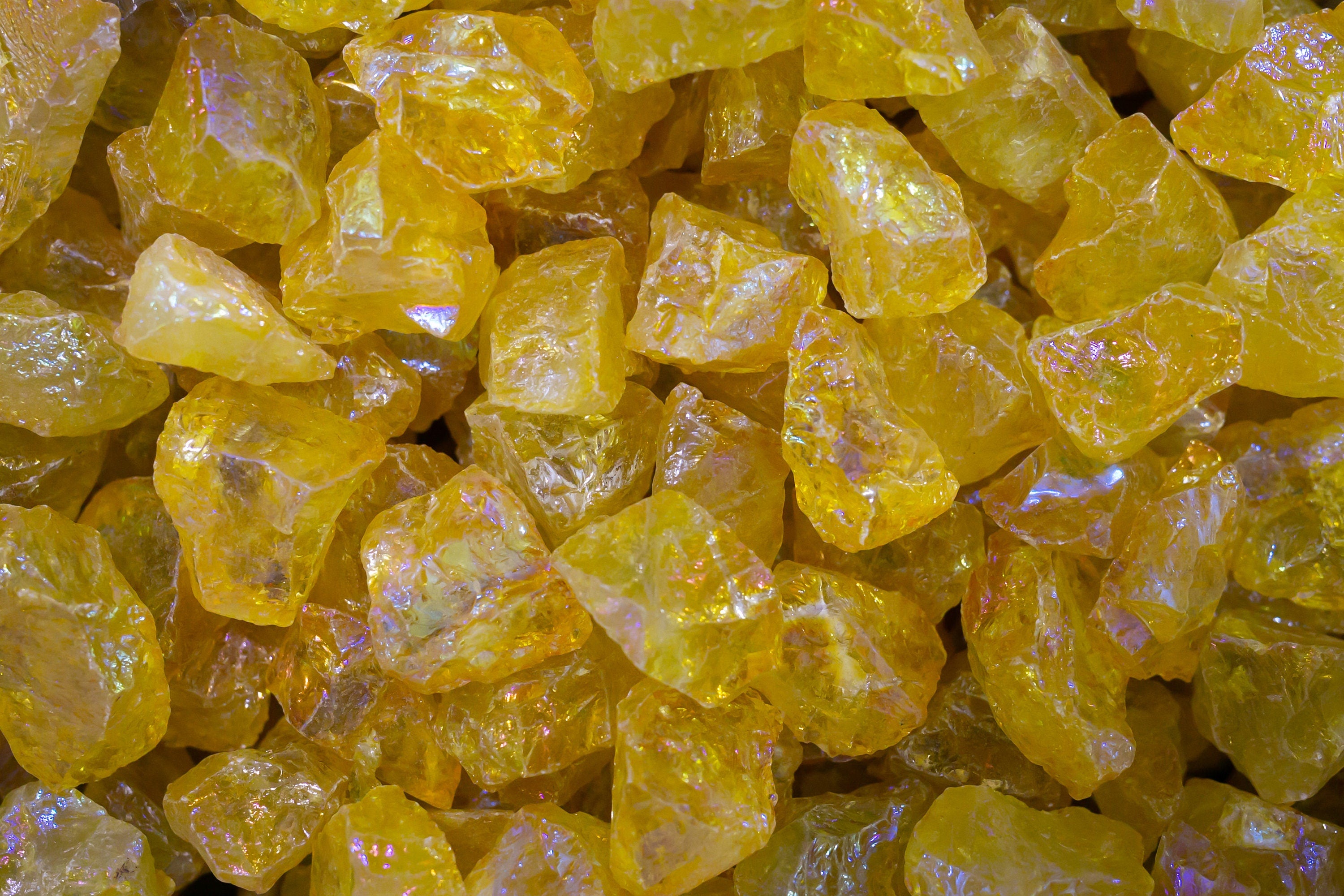 Raw Yellow Aura Quartz