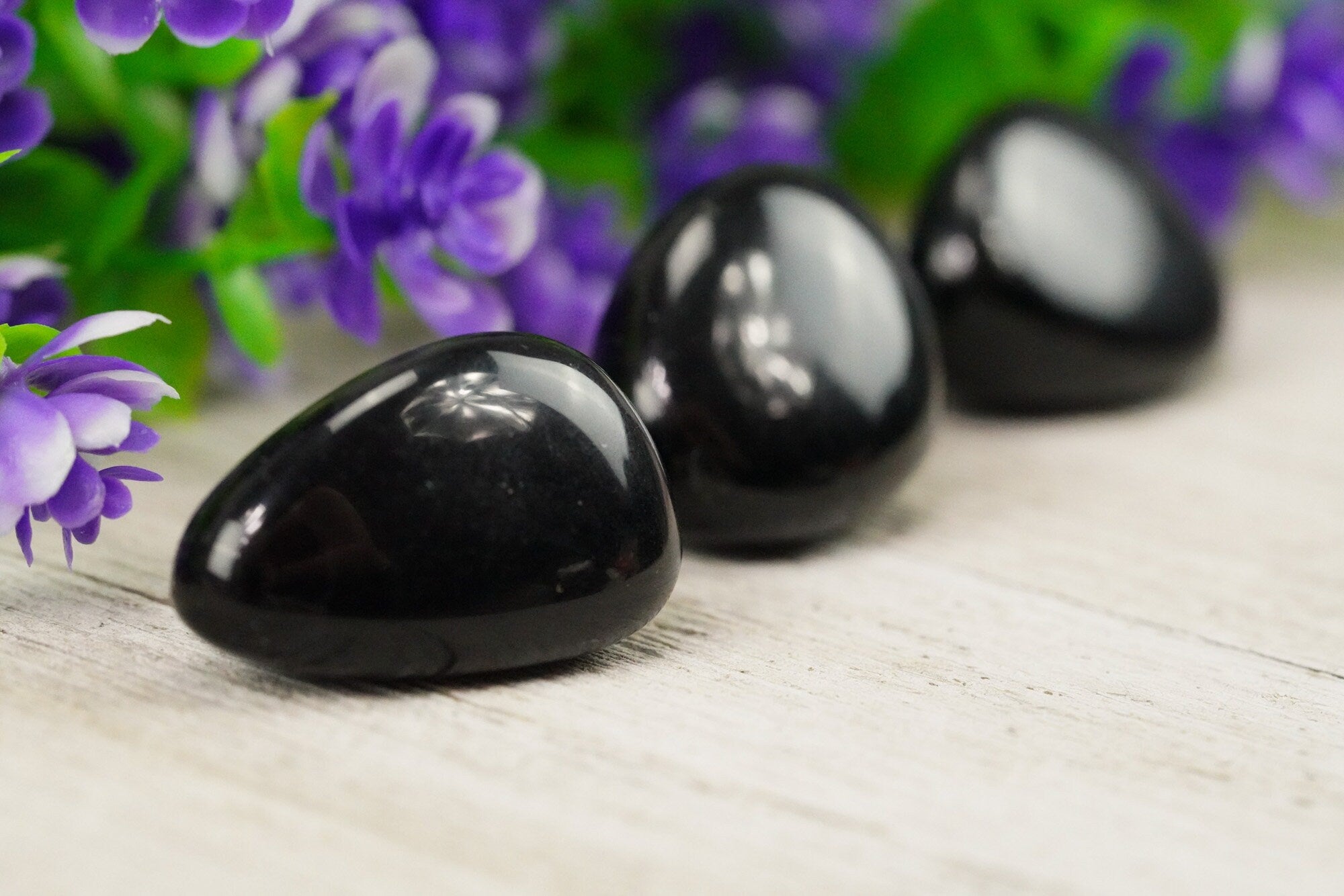 Black Obsidian Pocket Stone