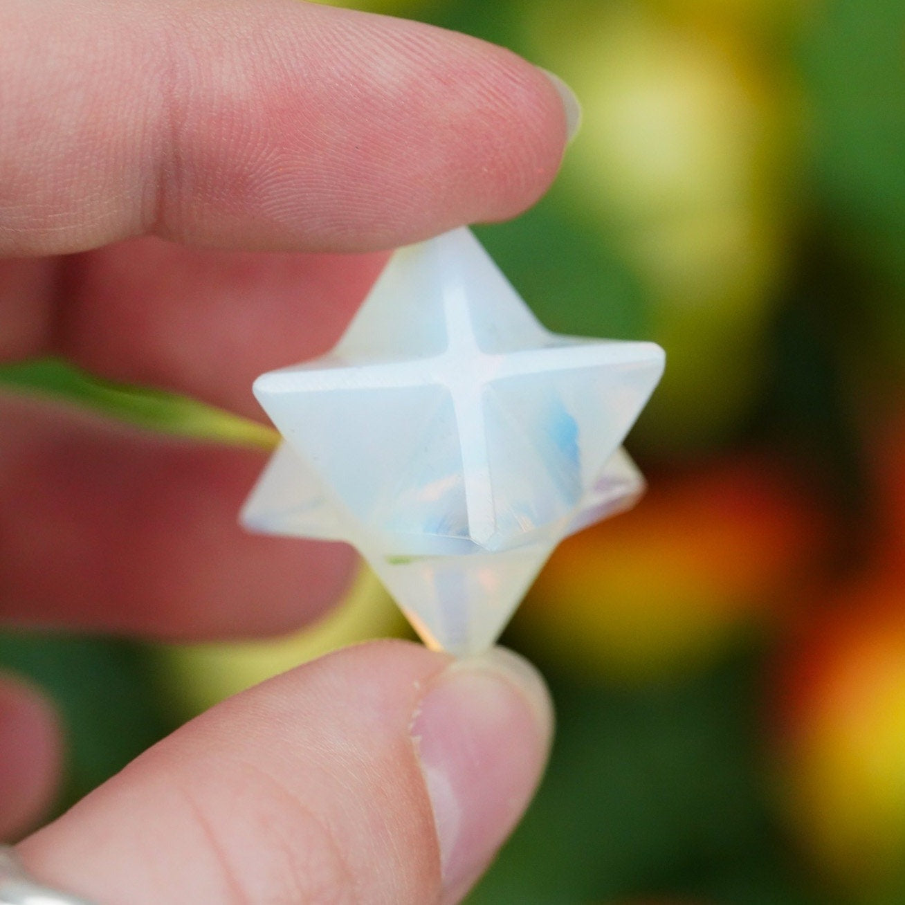 Opalite Crystal Merkaba 20mm