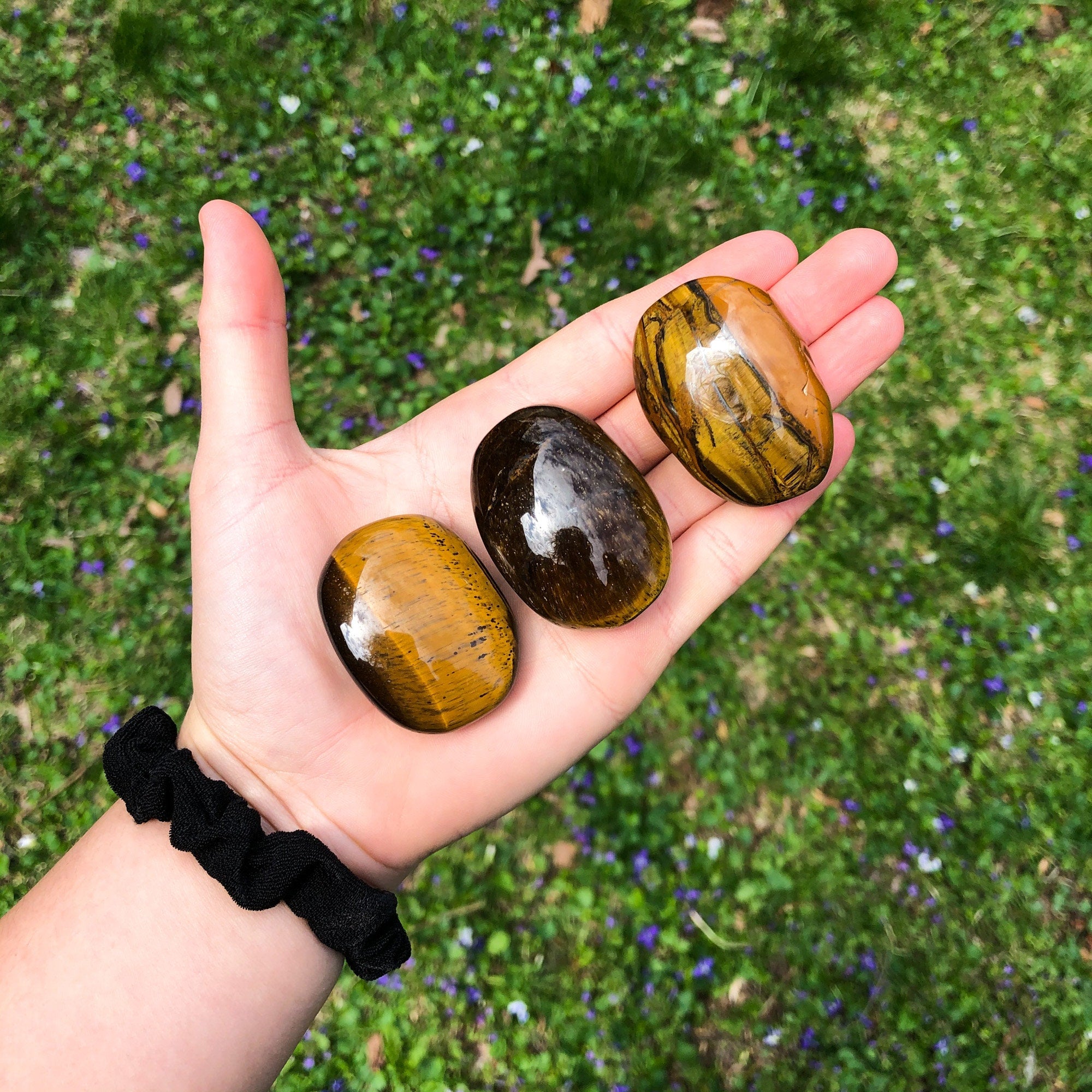 Tigers Eye Pocket Stone