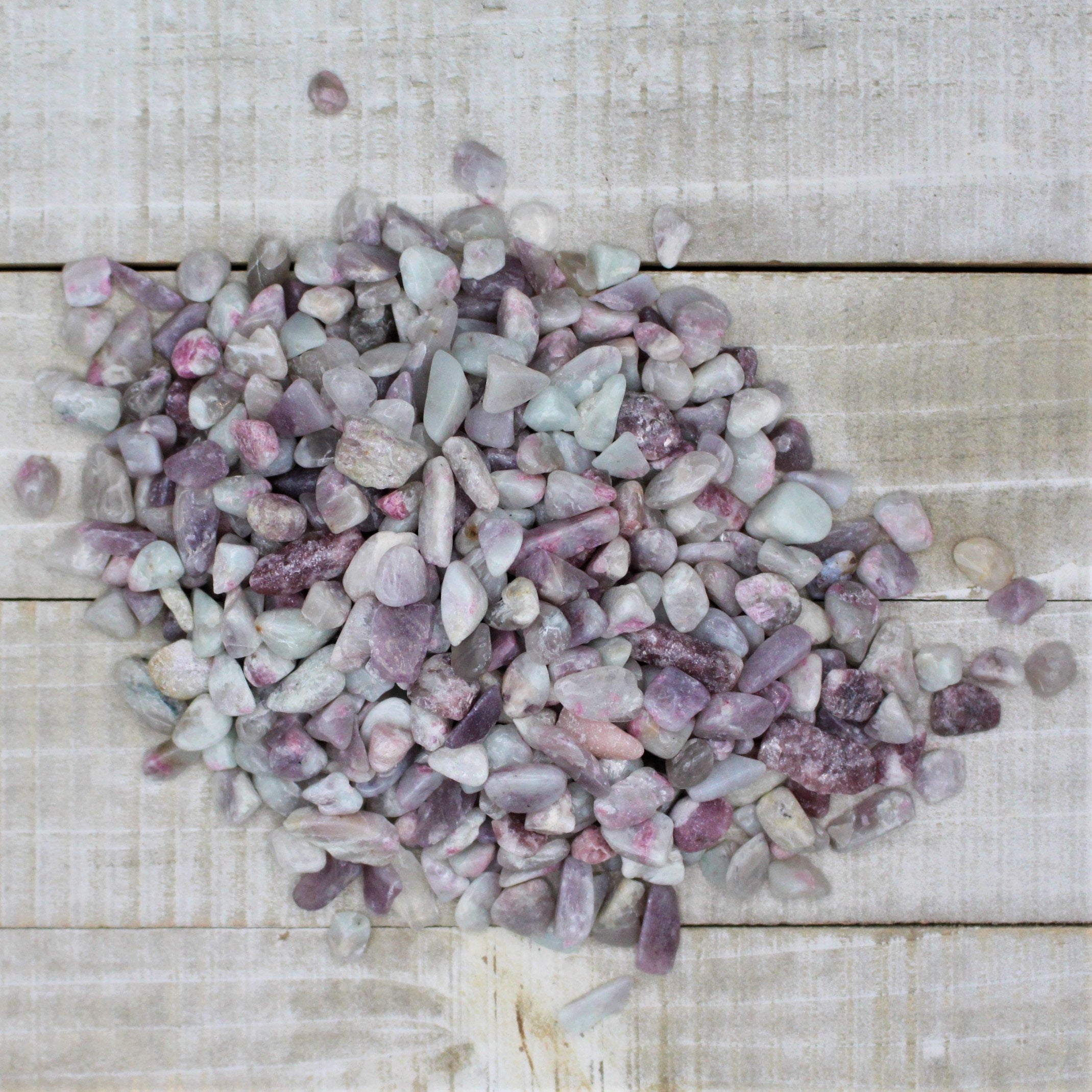 Pink Tourmaline Tumbled Crystal Chips