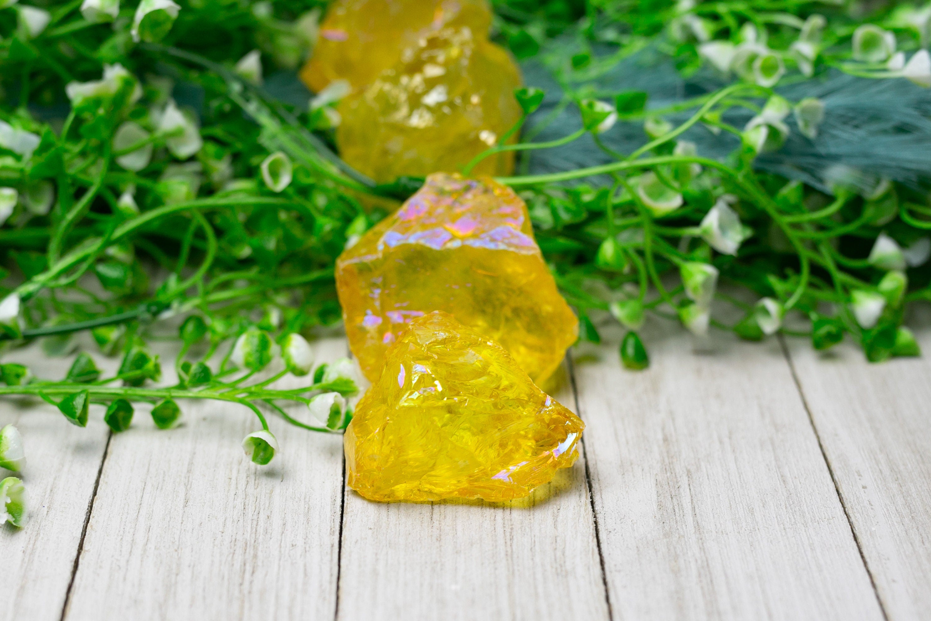 Raw Yellow Aura Quartz