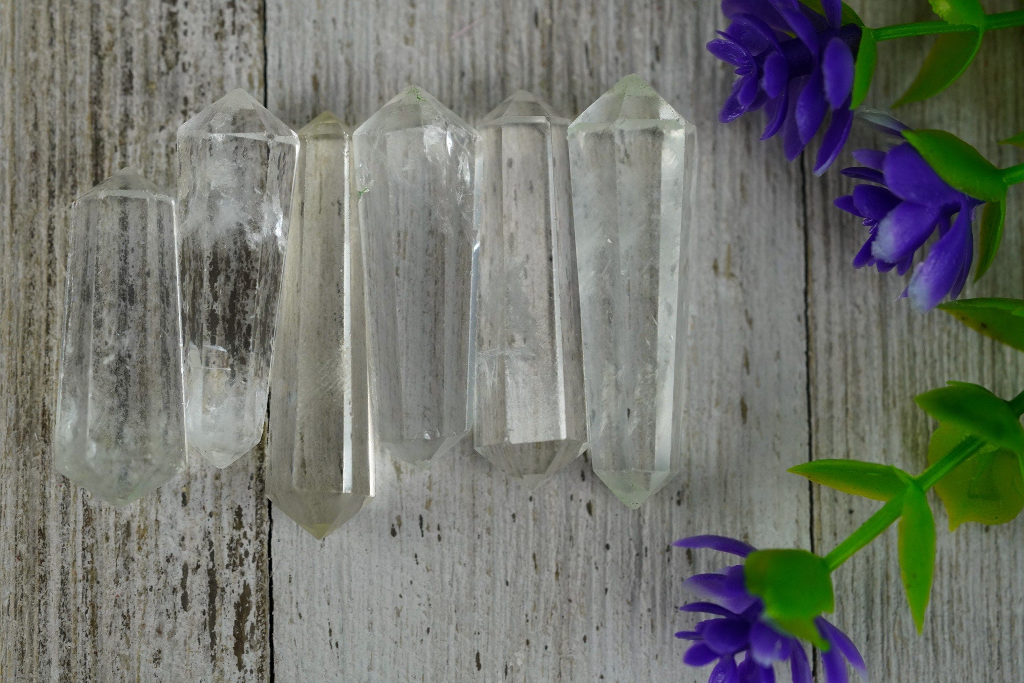 Clear Quartz Double Terminated Crystals