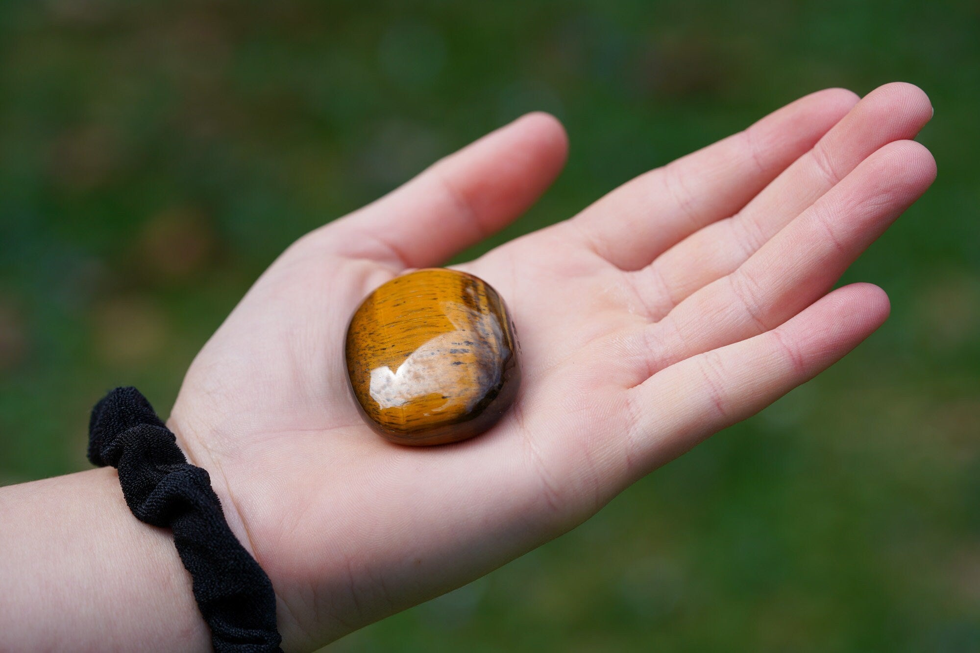 Tigers Eye Pocket Stone