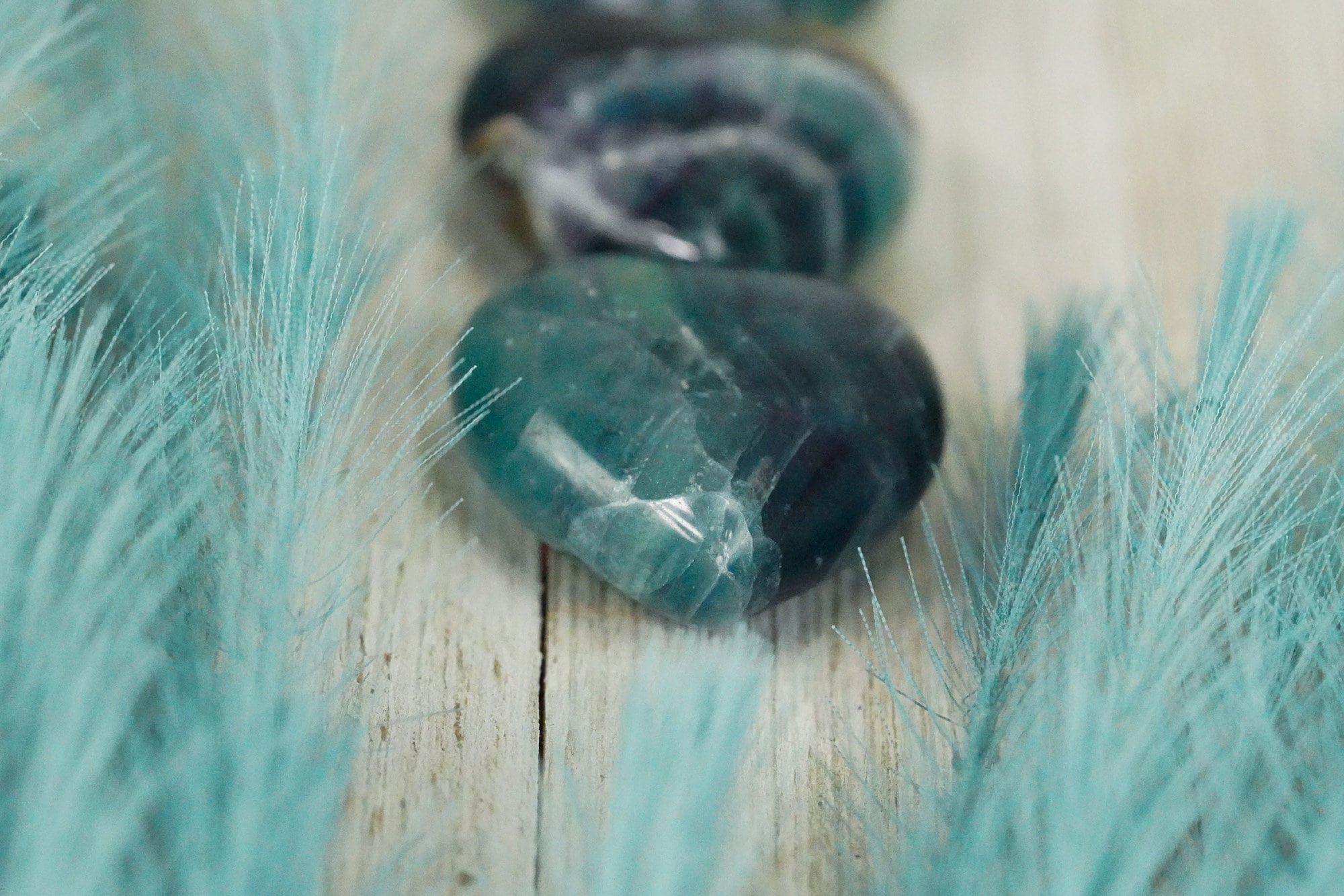 Large Rainbow Fluorite Crystal Heart