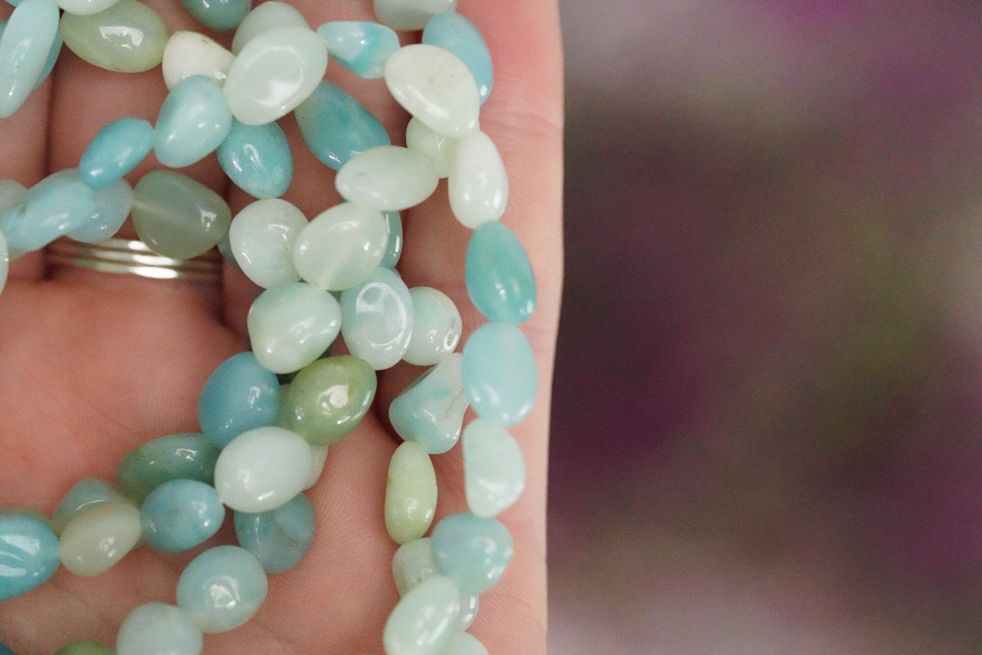 Amazonite Tumbled Stone Bracelet