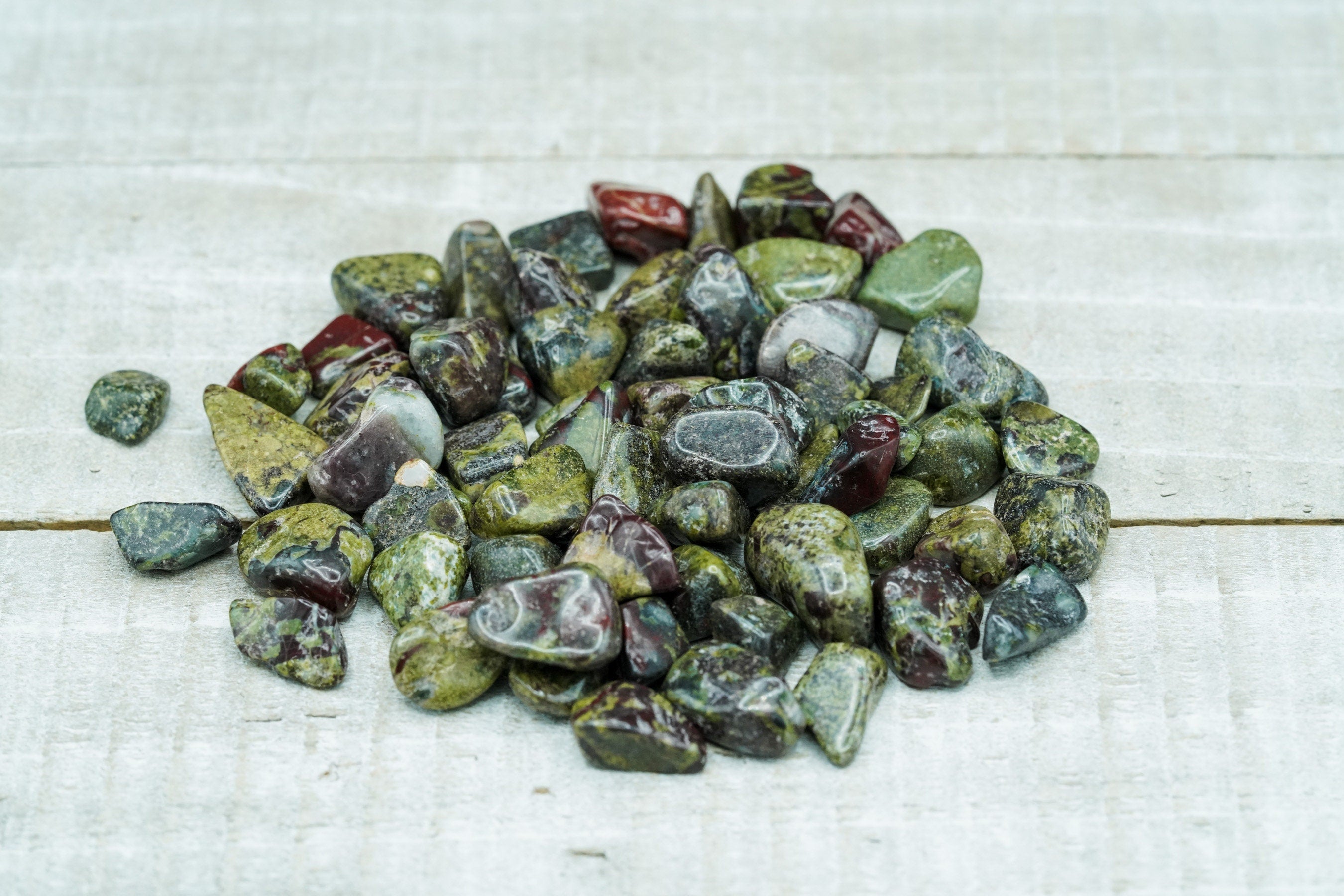 Dragon Blood Stone Crystal Chips