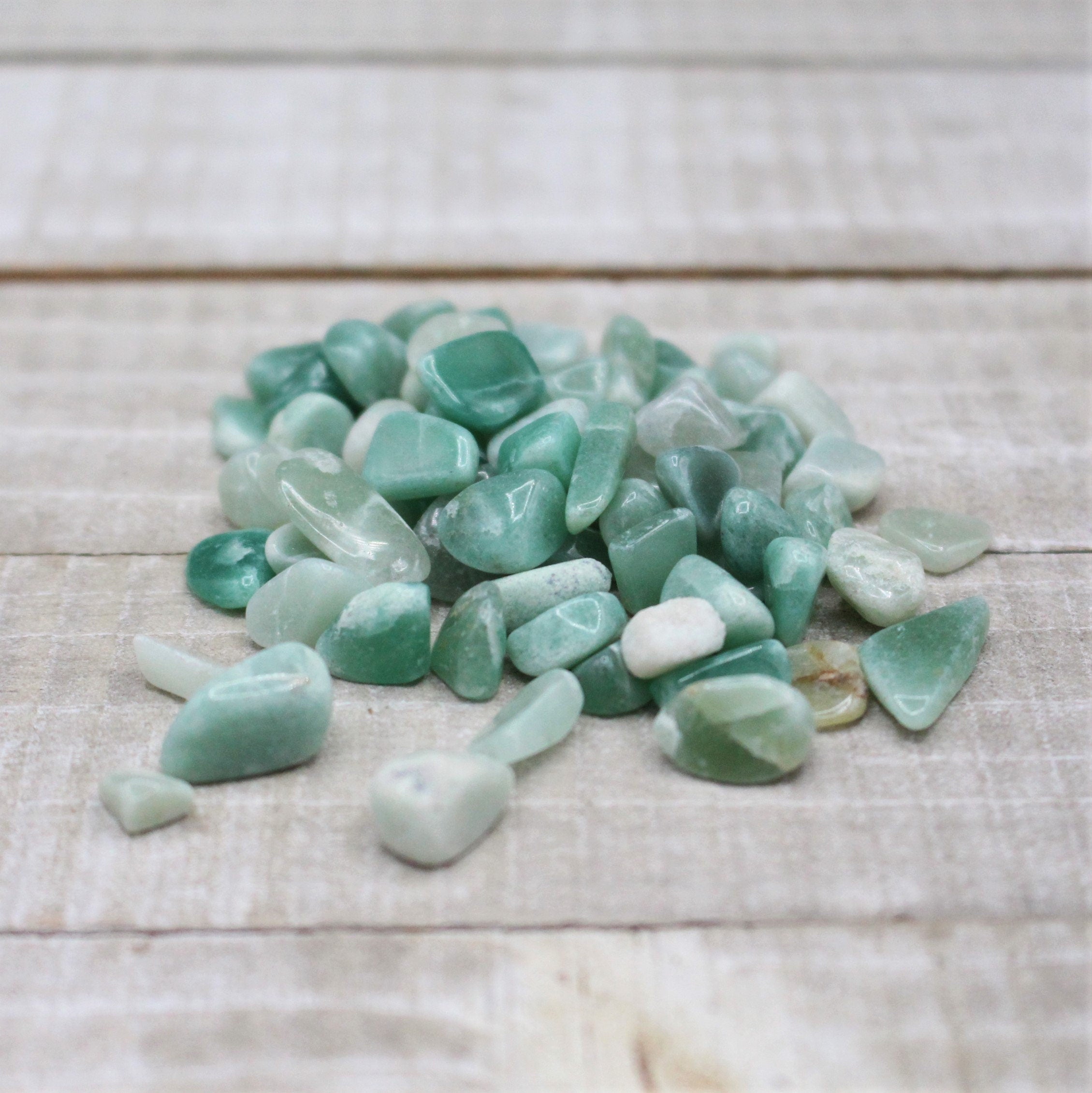 Green Aventurine Tumbled Crystal Chips