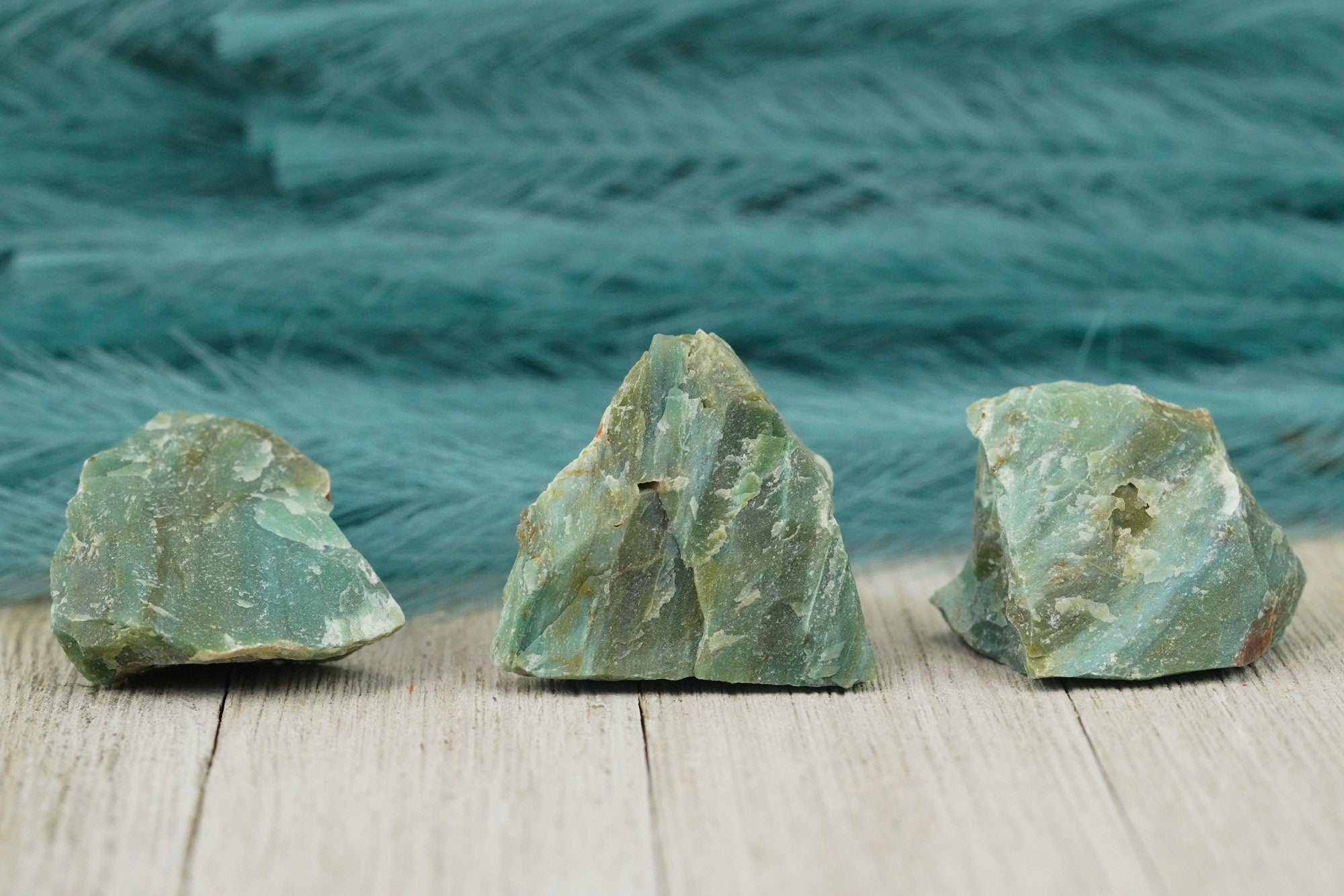 Raw Green Chrysoprase Rough Crystal