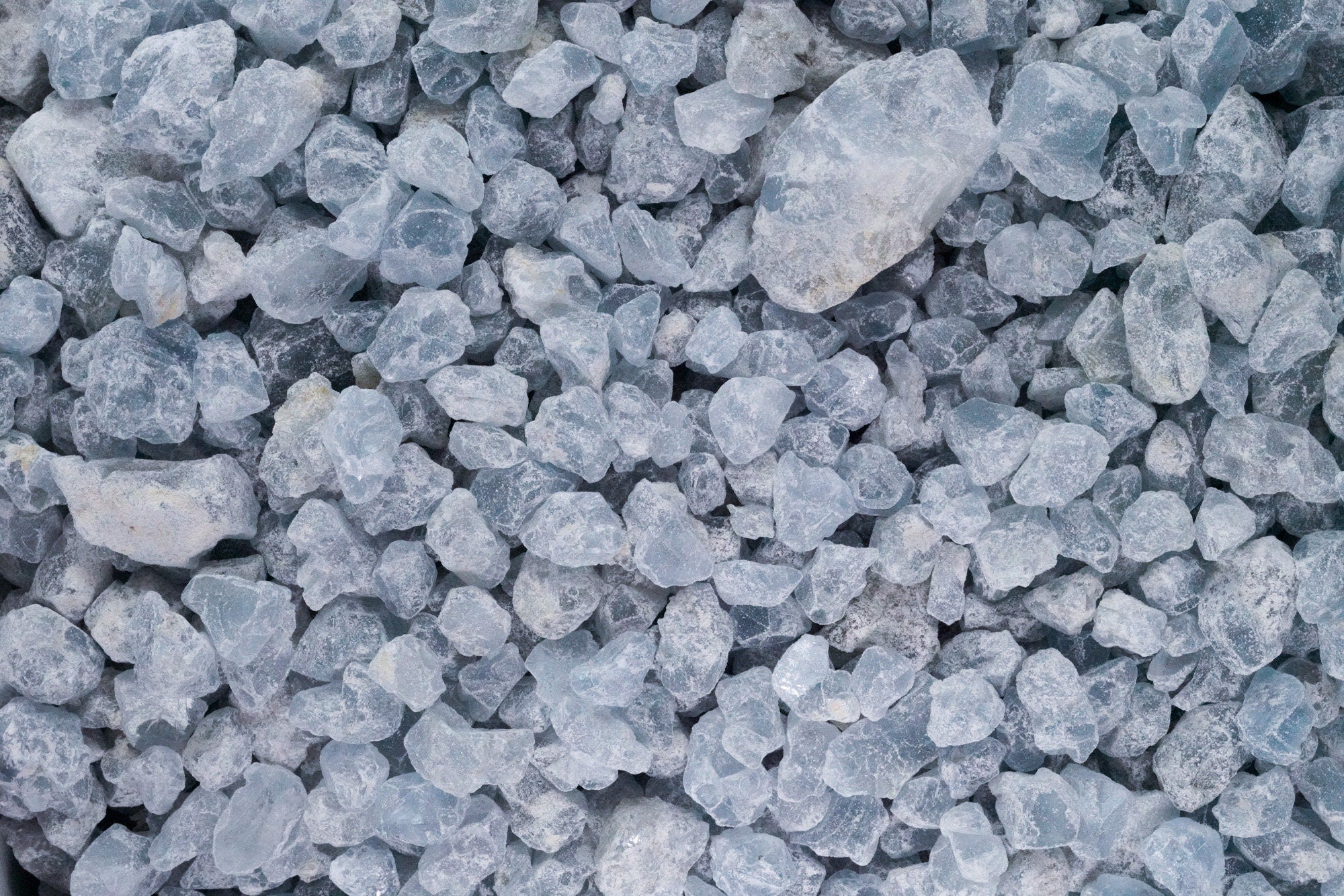 Raw Blue Calcite Natural Rough Stones