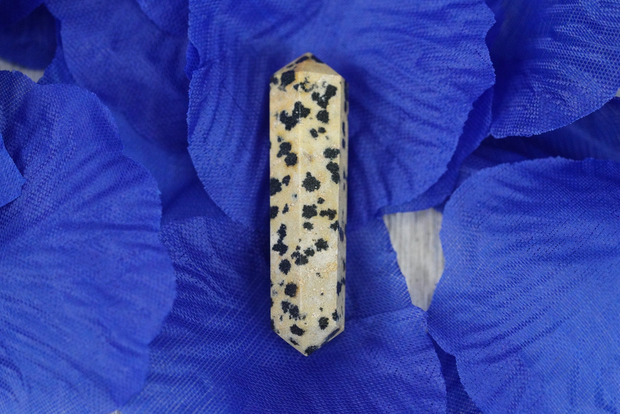 Dalmatian Jasper Double Terminated Crystals