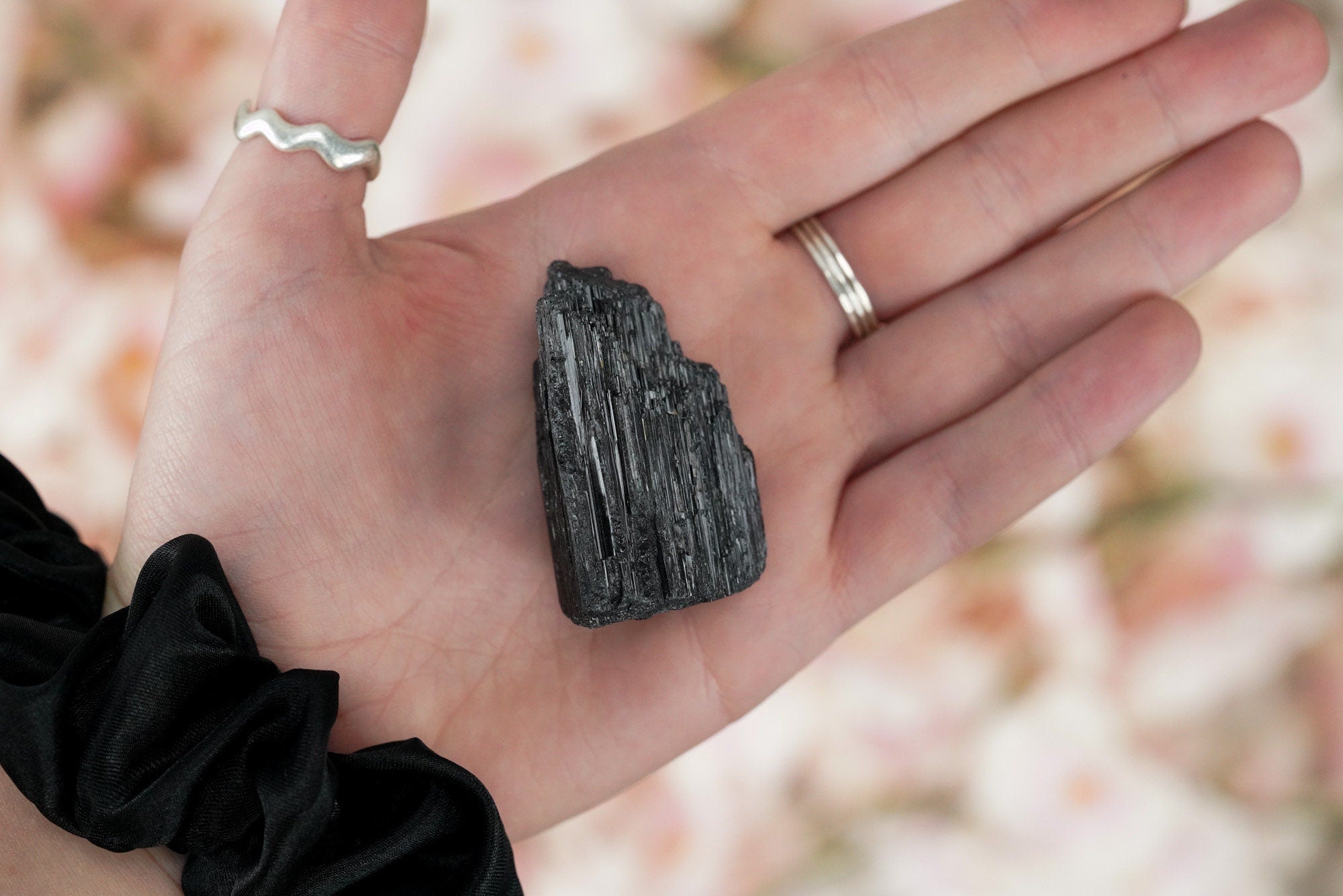 Raw Black Tourmaline Crystal Stone