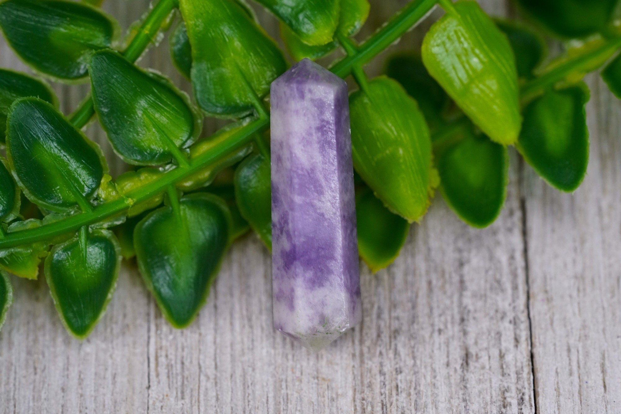 Lepidolite Double Terminated Crystals