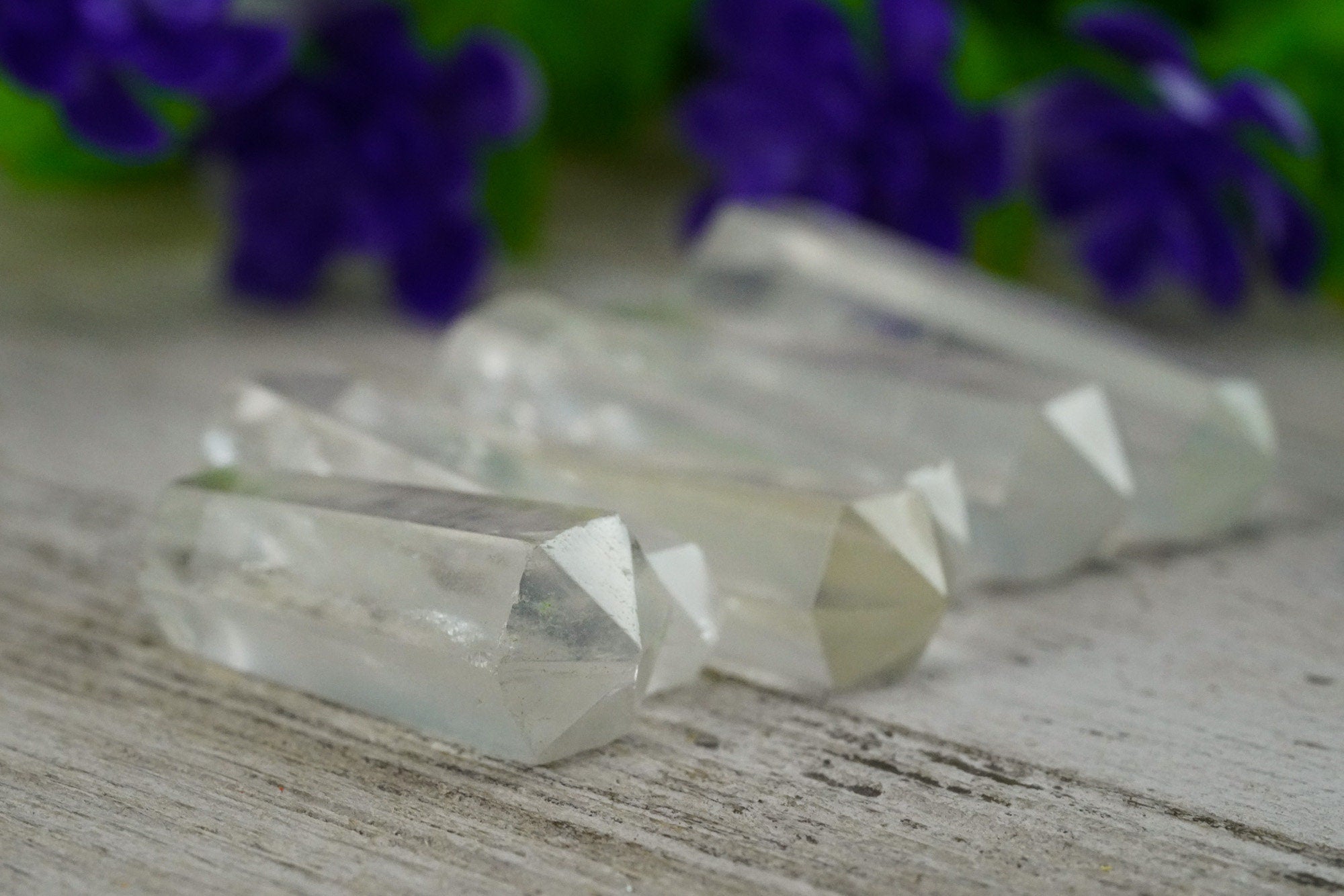 Clear Quartz Double Terminated Crystals