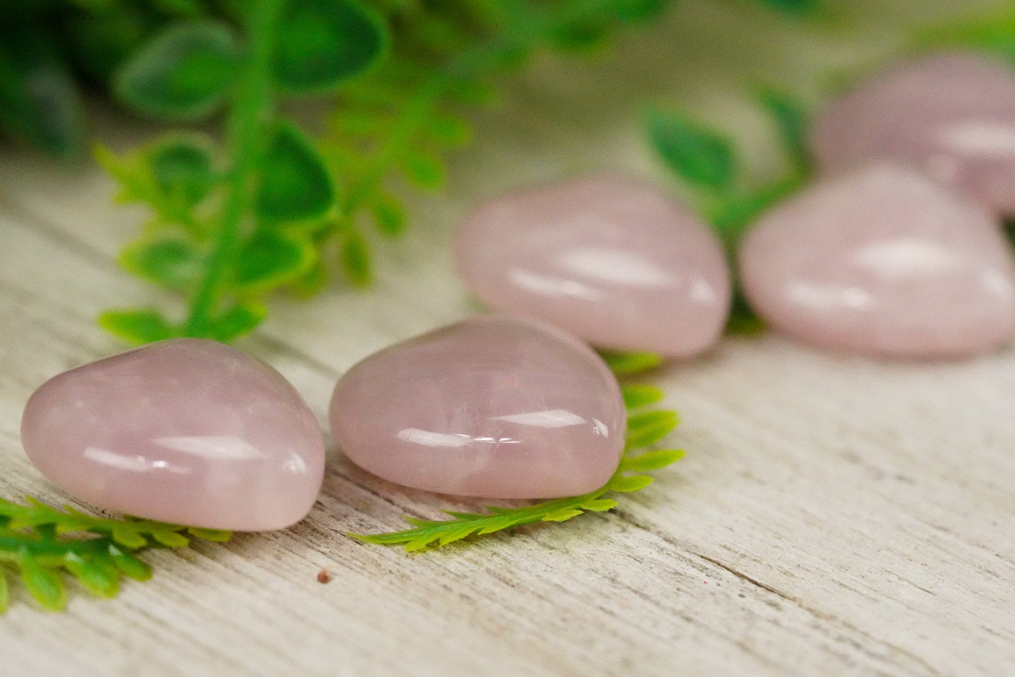 Small Rose Quartz Crystal Heart