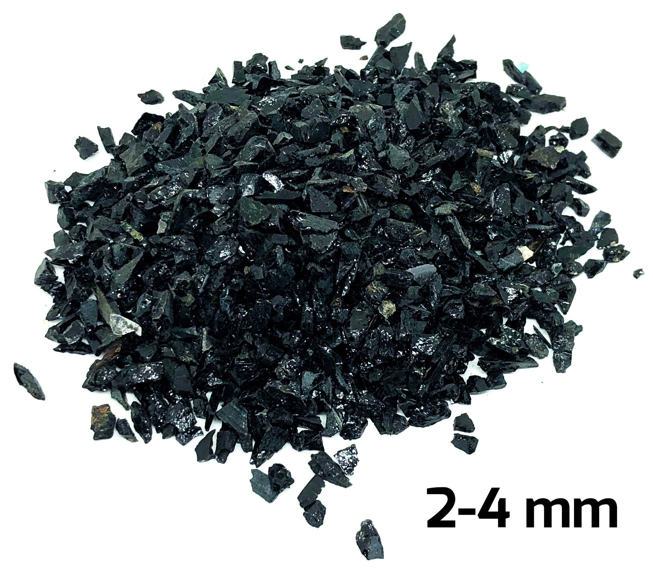 Crushed black deals tourmaline