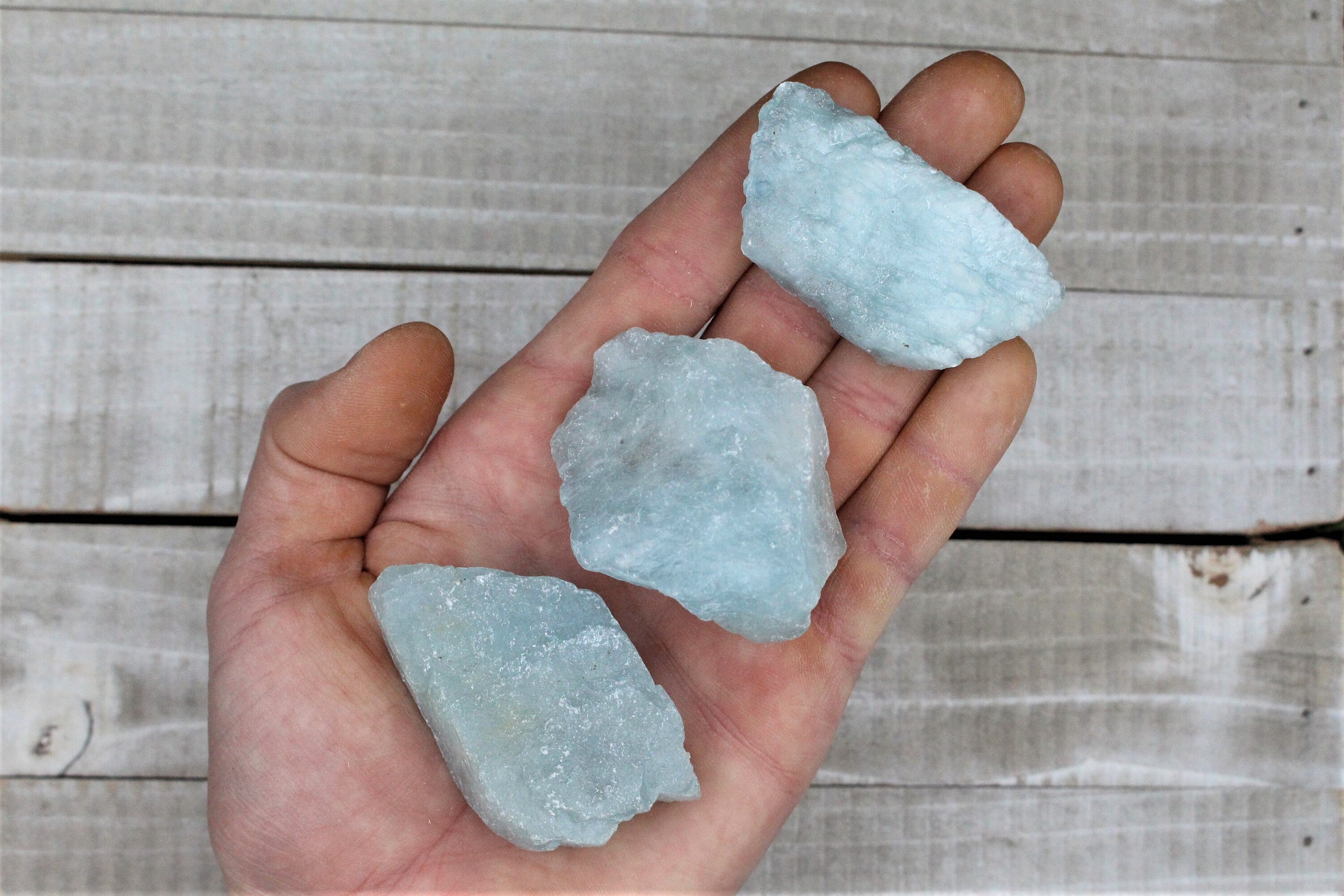 Large Raw Aquamarine Stone