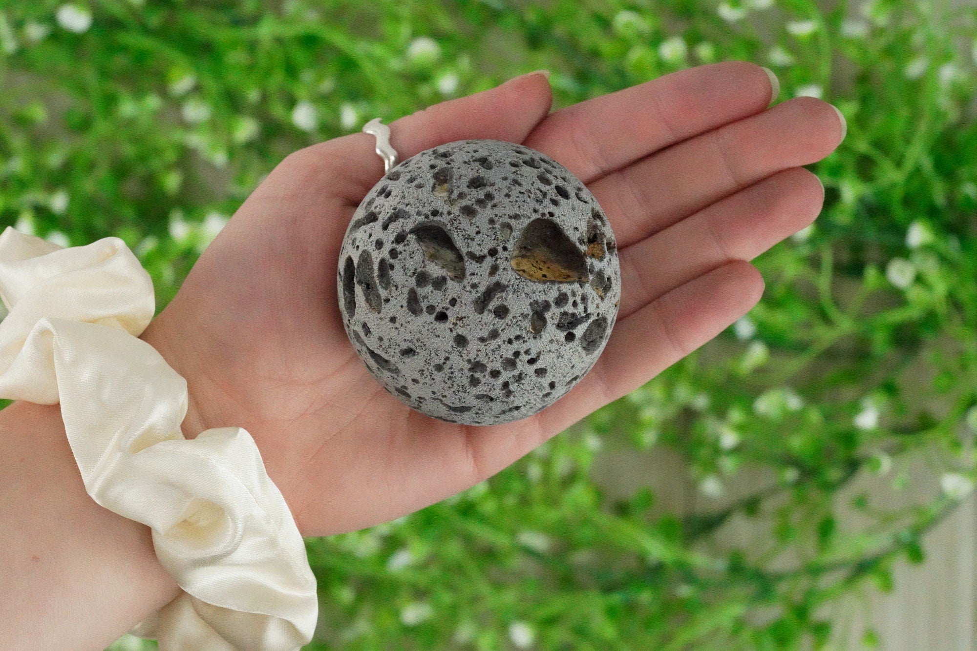 Lava Stone Crystal Ball