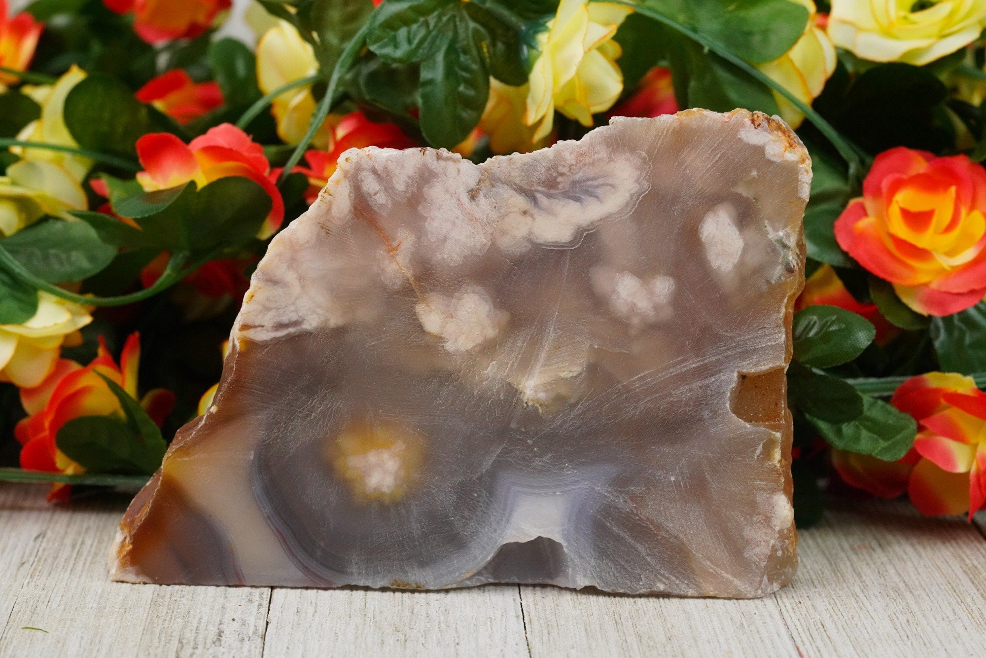 Cherry Blossom Agate Slab