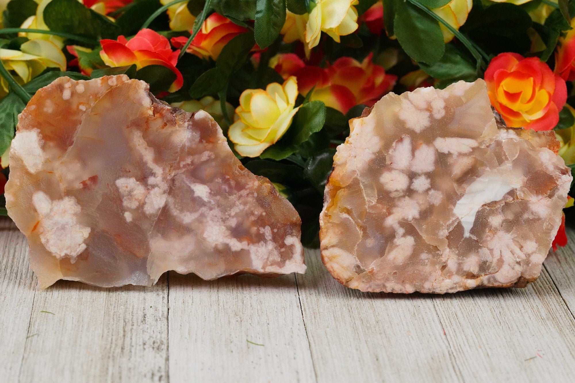 Cherry Blossom Agate Slab