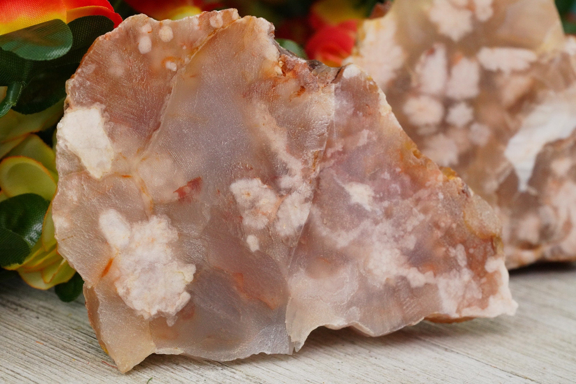 Cherry Blossom Agate Slab