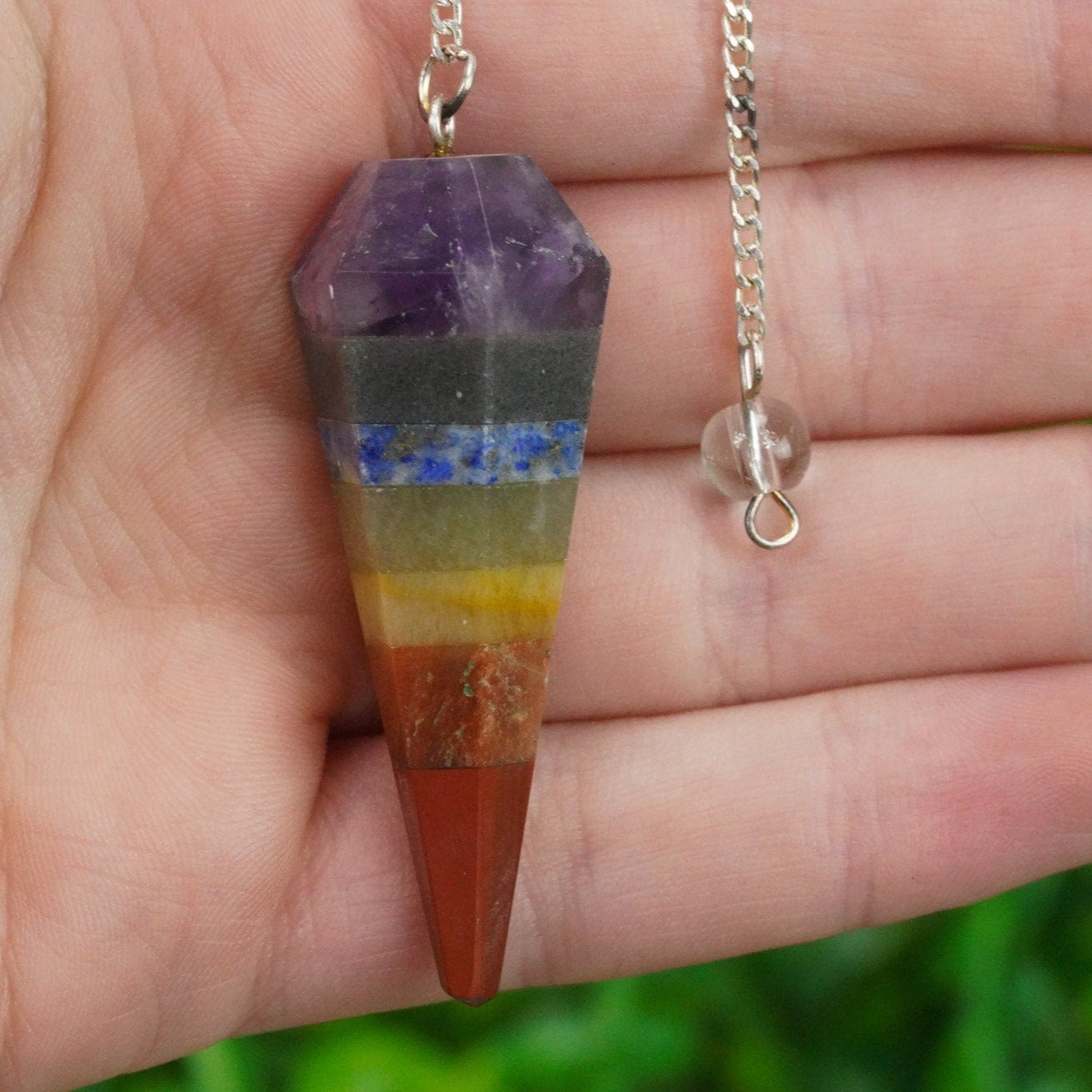 7 Chakra Crystal Pendulum