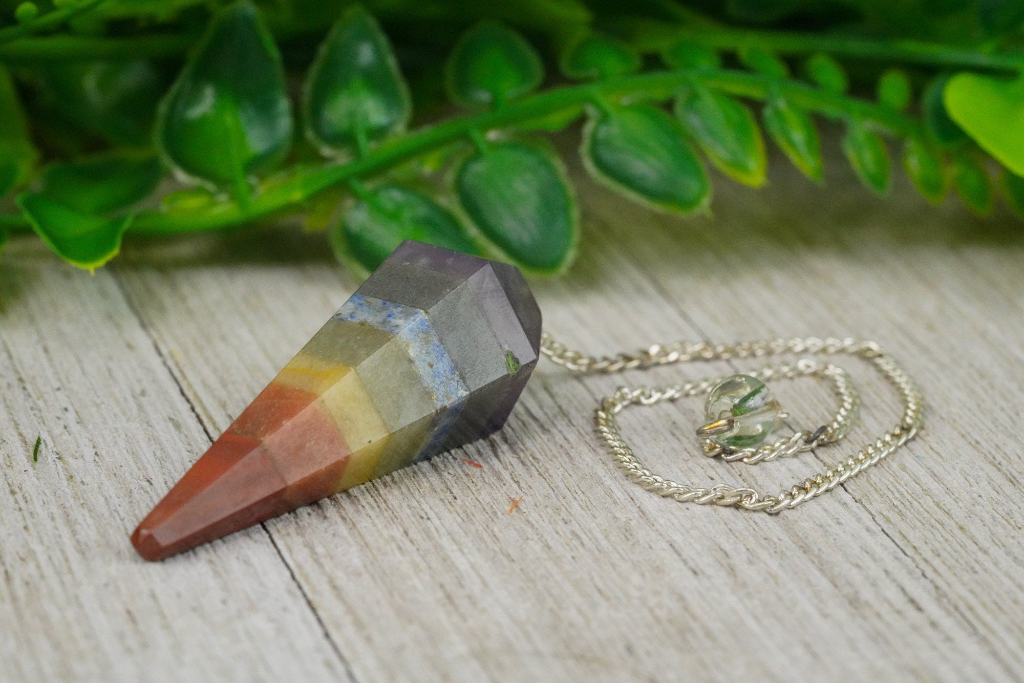 7 Chakra Crystal Pendulum