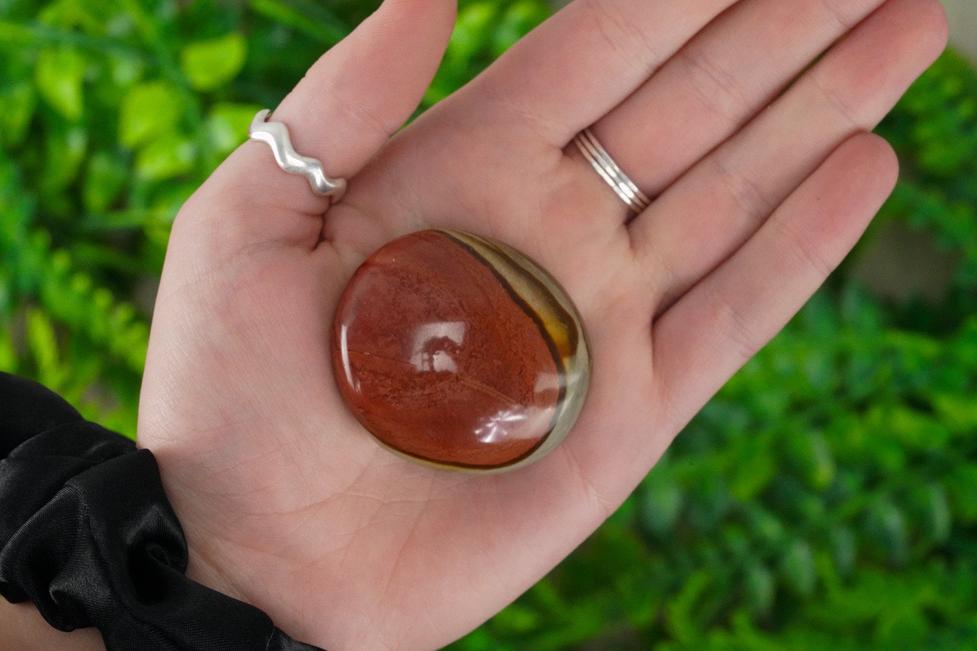 Ocean Jasper Palm Stone (Polychrome Jasper)