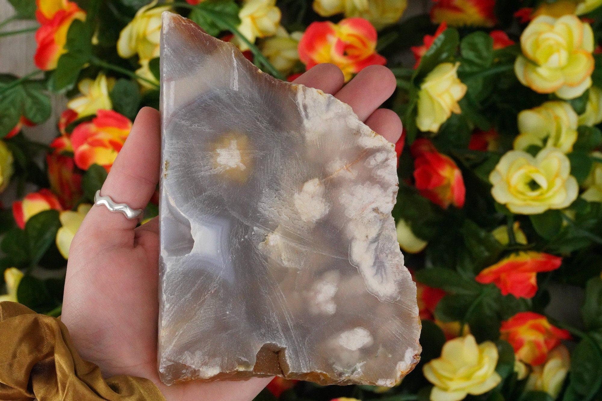 Cherry Blossom Agate Slab