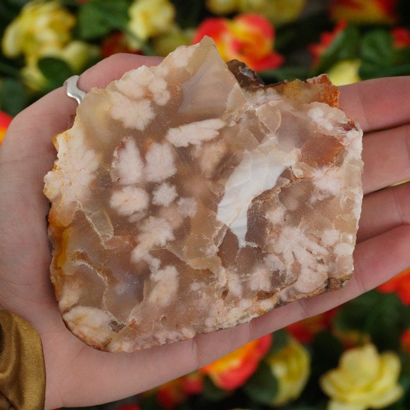 Cherry Blossom Agate Slab