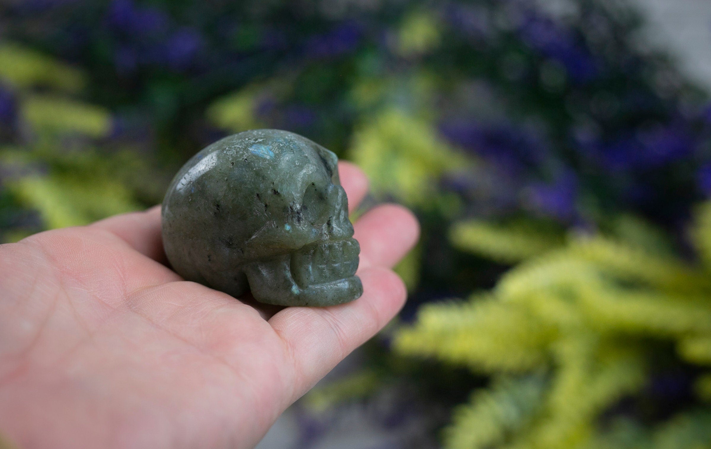 Labradorite Skull