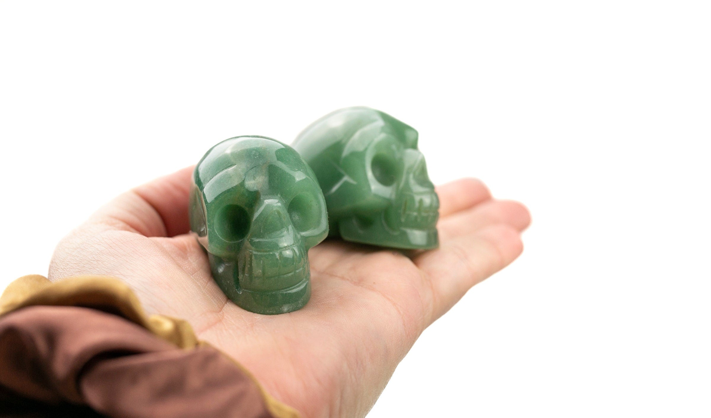 Green Aventurine Crystal Skull