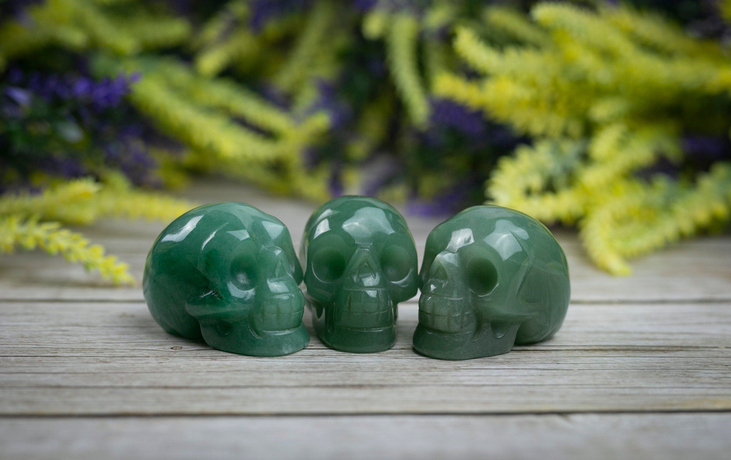 Green Aventurine Crystal Skull