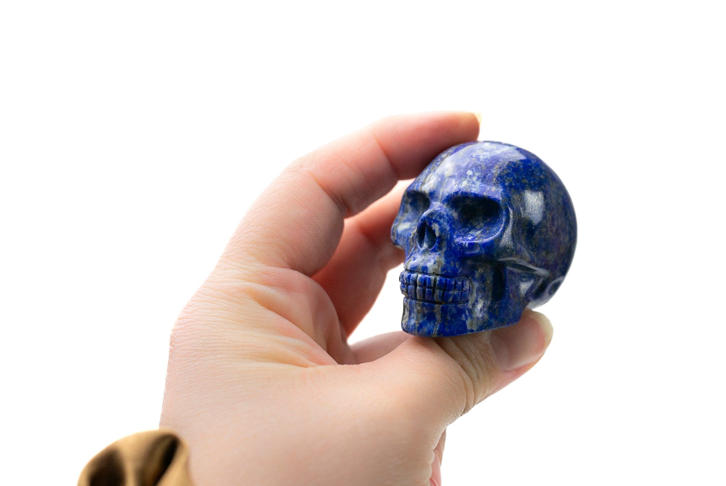 Lapis lazuli Crystal Skull