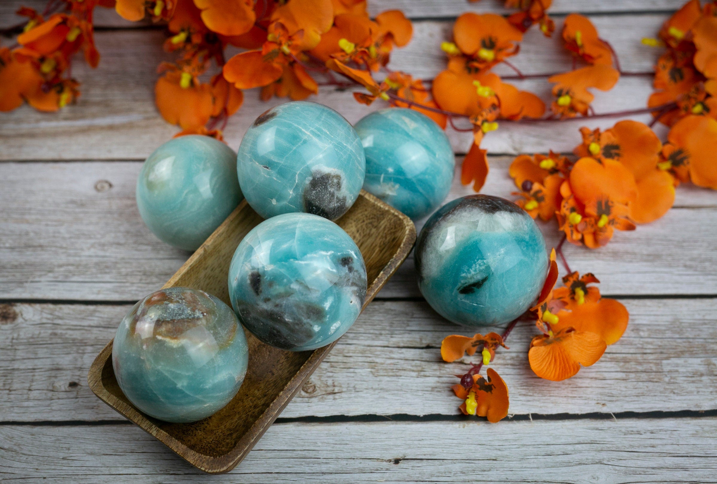 Amazonite Stone Crystal Ball