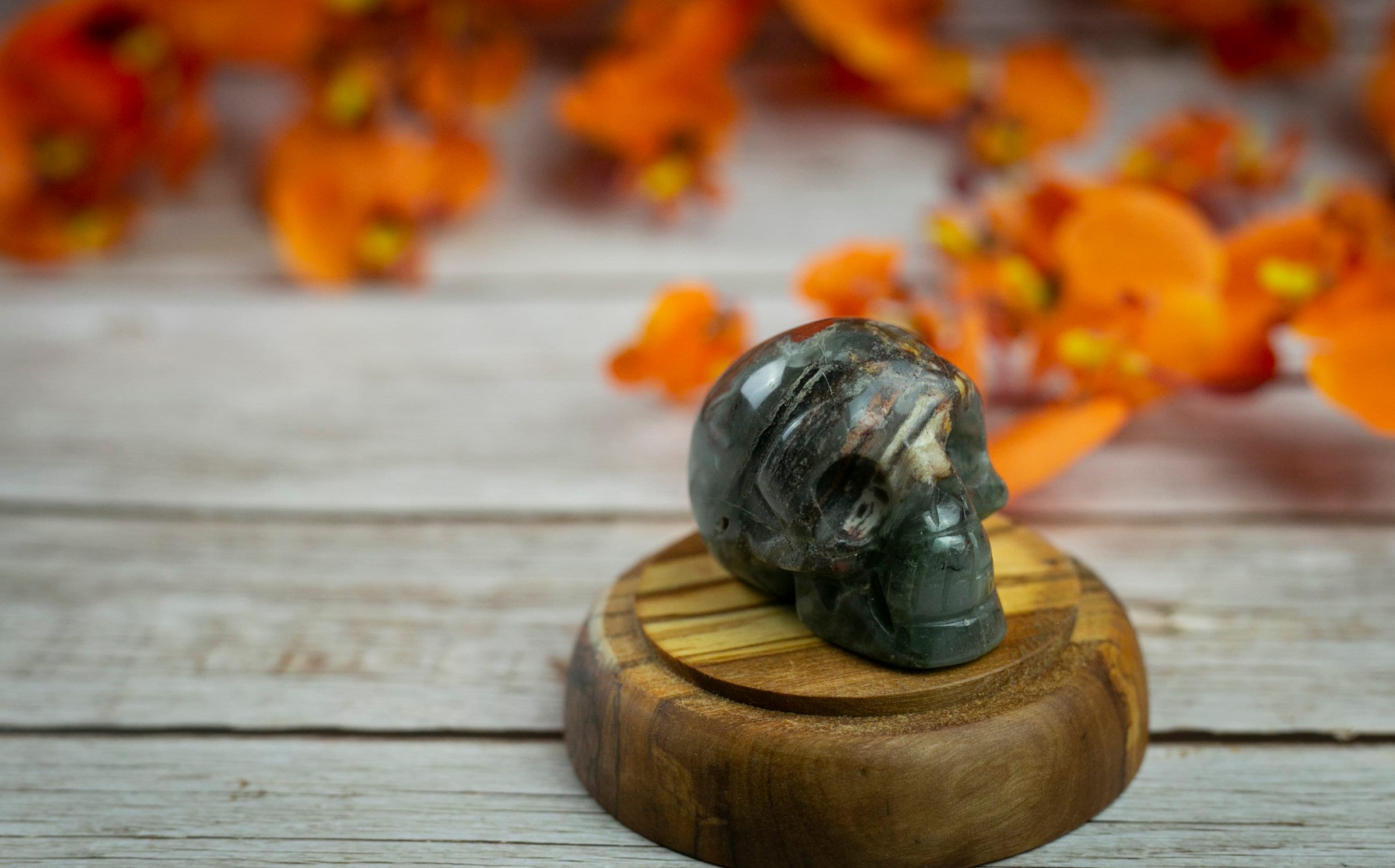 African Bloodstone Crystal Skull