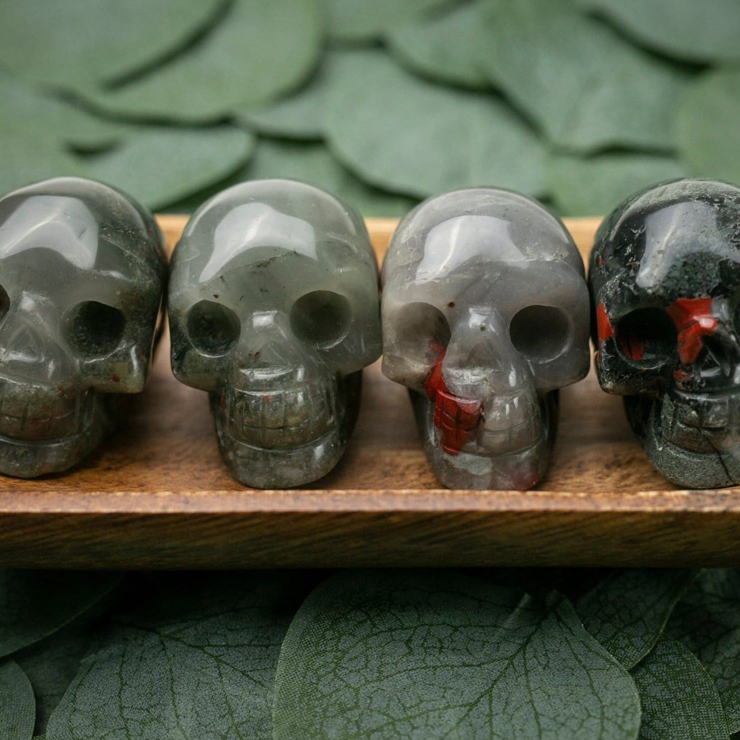 African Bloodstone Crystal Skull