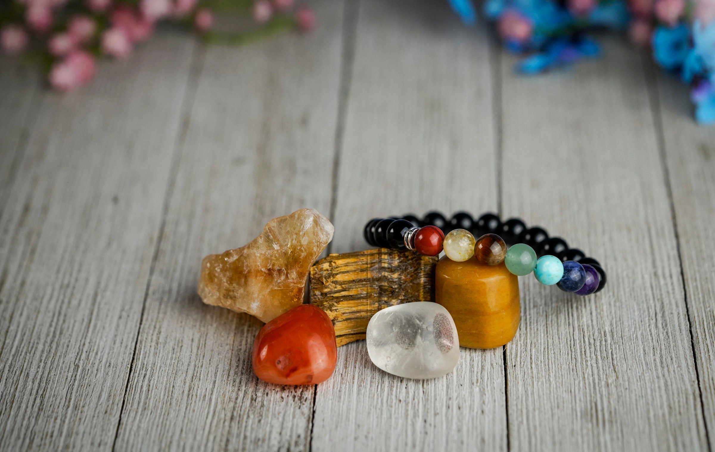 Solar Plexus Chakra Crystal Set