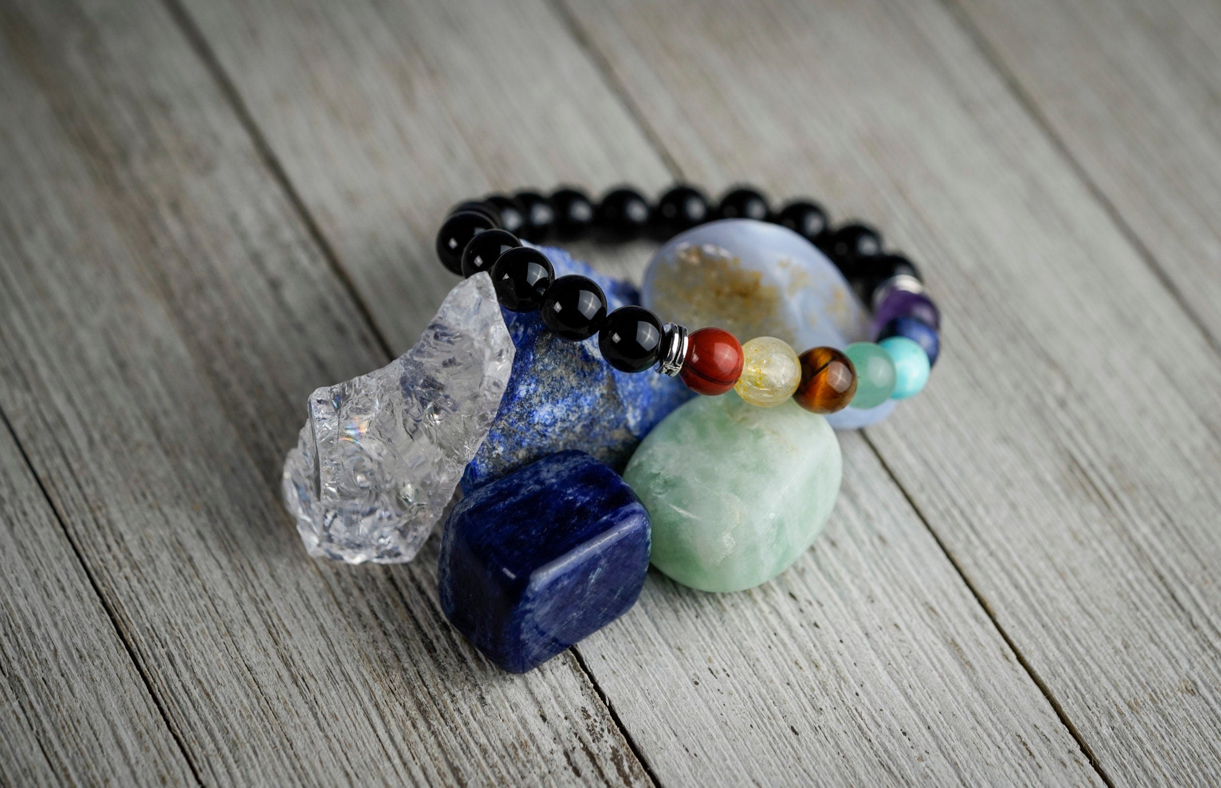 Throat Chakra Crystal Set