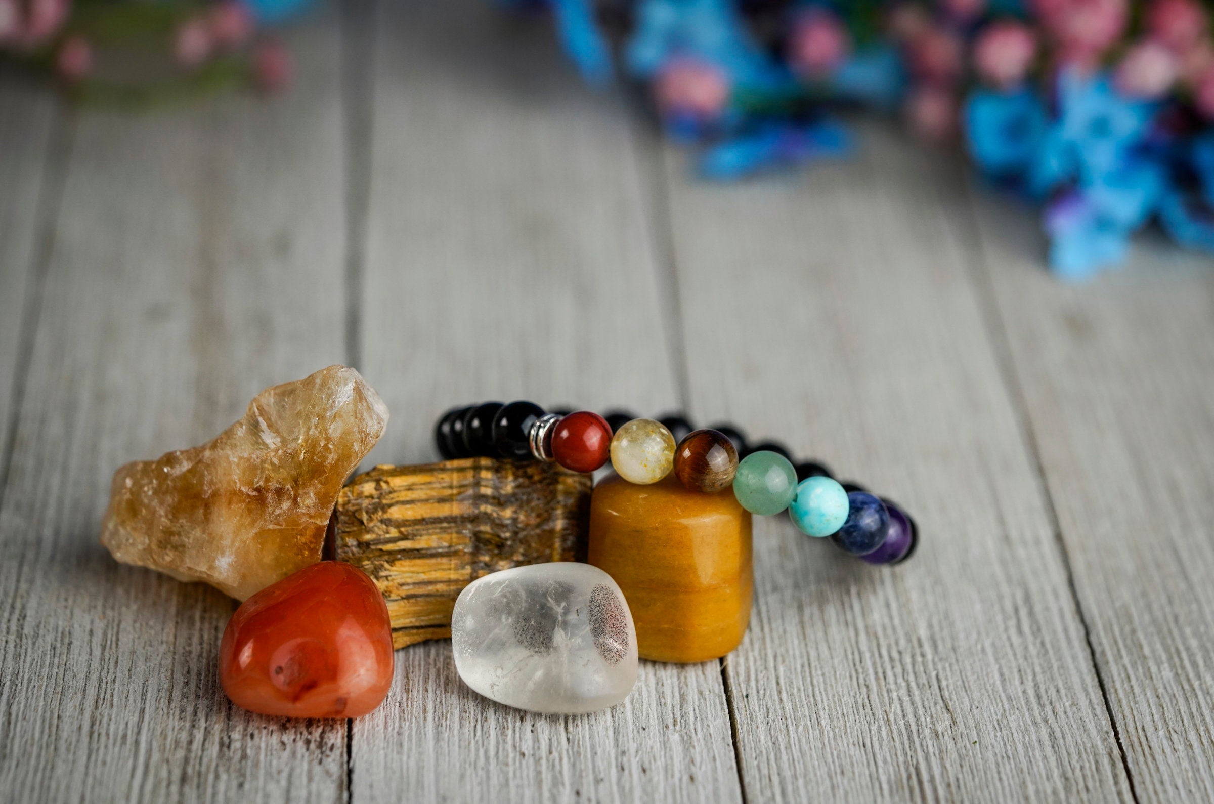 Solar Plexus Chakra Crystal Set